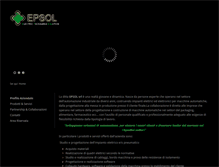 Tablet Screenshot of epsolsrl.com